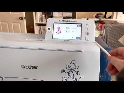 Sending a Drawing to your Luminaire via WiFi with ScanNCut SDX330D - Lesson 1