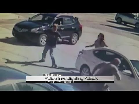 Knife attack caught on camera