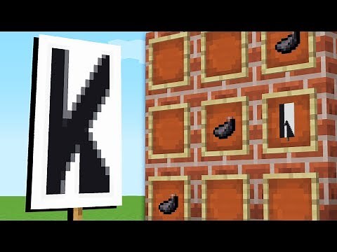 MINECRAFT BANNER LETTER TUTORIAL (Pocket Edition / Java)