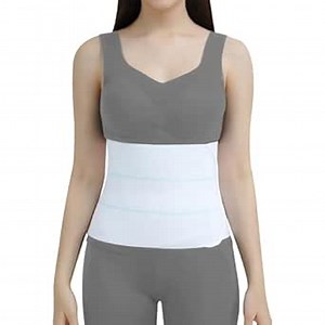 Abdominal Binder for Post Surgery - Compression Stomach Wrap, Belly Band, Tummy Tuck Belt - Provide Abdomen Support and Boost Recovery (M 30" - 45", 9” High)