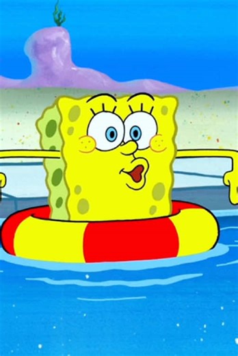 SpongeBob SquarePants actually dug a swimming pool on the seabed#cartoon#foryou#funnyvideo#spongebob#usaus