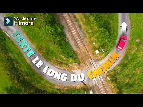 Comment créer des tracés de texte animé (Path Text Animation) - Tuto Filmora 14