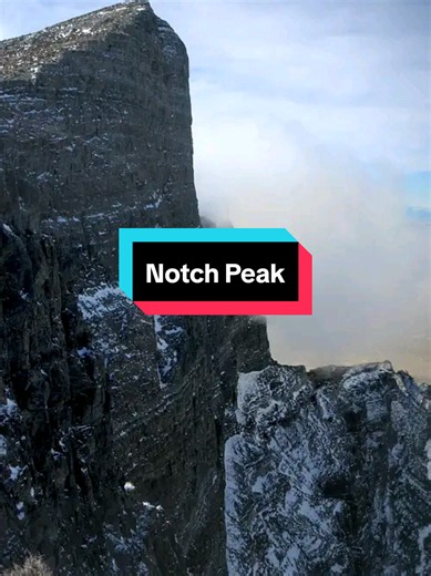 Notch Peak contains one of the largest vertical drops anywhere in the United States, yet most people have never heard of it. Tucked deep within the remote House Range of western Utah, Notch Peak soars nearly 4,500 feet above the valley below and contains a 2,200 foot vertical drop. Some sources claim that Notch Peak has the greatest pure vertical drop in the country, while other sources state it has the second greatest drop behind only El Capitan in Yosemite. But regardless, one thing is for sur