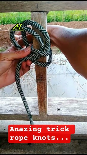 amazing trick rope knots......