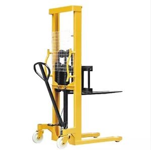 [Hot Item] Adjustable Forks 2ton Manual Pallet Stacker