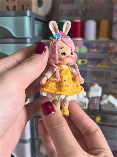 Create Adorable Miniature Amigurumi Dolls Easily