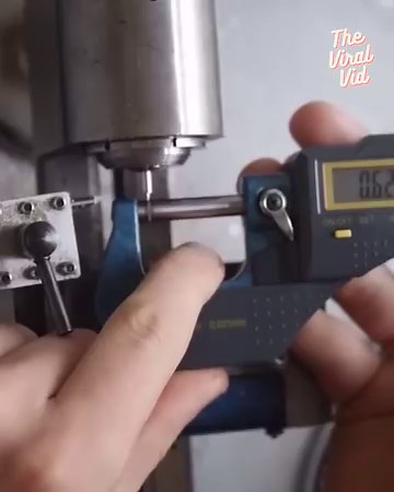 Watch the meticulous process of crafting micro screws with precision. | The Viral Vid