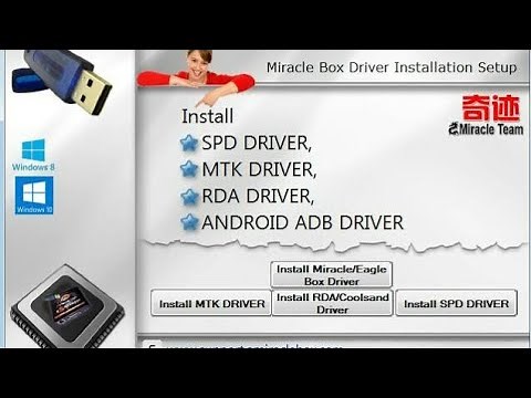 Install Drivers on windows 10 64bit/Disable driver signature/Download miracle driver v1.1