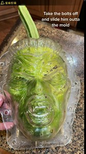 Frankenstein and Skull Pumpkin Mold for Growing into Shape for Halloween Festivel (Vampire Pumpkin Mold)