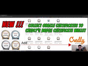 NEW !! Add all Oracle Certificates to Credly Wallet 2025