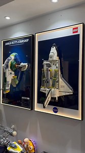 This is the most attractive Lego 10283 space shuttle Discovery show 🔥🔥 #lego #legowall #legoframe #l | jin.bricks