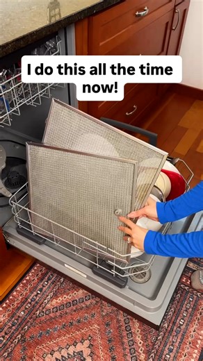 🧼 Range Hood Cleaning Hack You’ll Love! Clean your greasy range hood filters effortlessly by simply popping them right in the dishwasher. Best practice to clean every 1–3 months for most homes. Monthly if you cook a lot or fry often! A few quick tips: Use a normal or heavy cycle with regular dishwasher detergent. Skip heated dry if your filters are aluminum (air-dry instead). Make sure filters are fully dry before reinstalling. If they’re heavily clogged, a quick soak in hot water dish soap bef