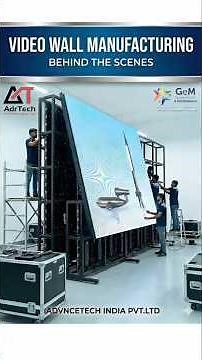 Outdoor Video Wall Manufacturing Process | P4 LED Display
