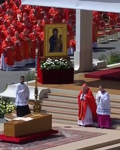 The Greek hymn "Christos Anesti" – meaning "Christ is Risen" – was sung at Pope Francis' funeral. The funeral service that took place at the Santa Maria Maggiore basilica which is dedicated to Virgin Mary started at 10 a.m. Italian time and lasted more than two hours. Along with the attendants, millions of people across the world watched the live broadcast of the funeral service of the beloved Argentine pontiff, the 266th Pope, who was called by many “Pope of the poor”. Full story: https://tinyu