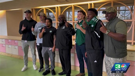Sac State athletes bring joy to Shriners Children's Northern California