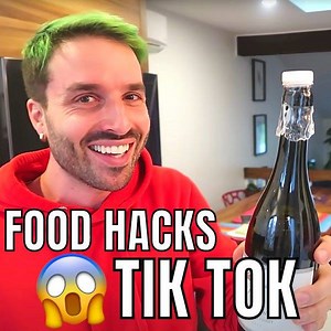 123K views · 995 reactions | C'est MON DÉFI DU JOUR : je teste des FOODS HACKS TIKTOK !  | Carl Is Cooking | Facebook