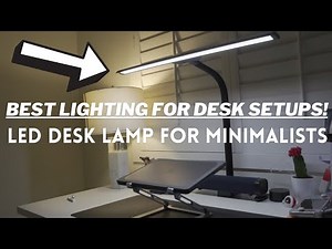 THE BEST LED DESK LAMP FOR MINIMAL DESK SETUPS! Kary LED Desk Lamp Unboxing and Test