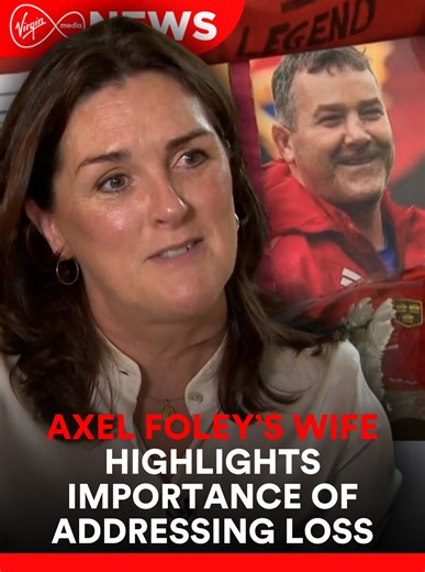 106K views · 1.8K reactions | The wife of the late Anthony ‘Axel’ Foley is highlighting the importance of addressing loss and grief. Olive Foley remembered her husband, the former Munster Head Coach, ahead of Ireland’s game against the All Blacks tomorrow. More on #VMNews | Virgin Media News | Facebook