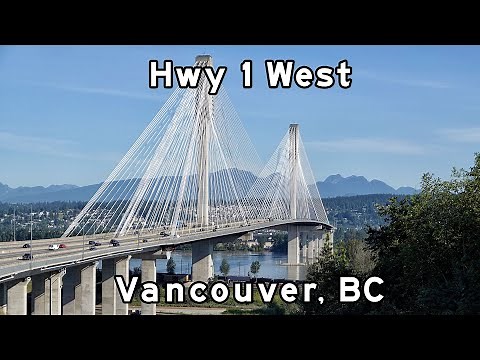 BC Hwy 1 - Trans-Canada Highway, Vancouver, British Columbia, May, 2023
