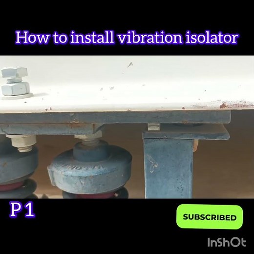 installation FLSS seismic control spring isolator l how to install adjust spring vibration isolator