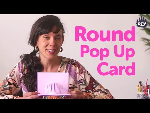 How to Make a Rounded Pop Up Card! | Paper Craft | DIY.org
