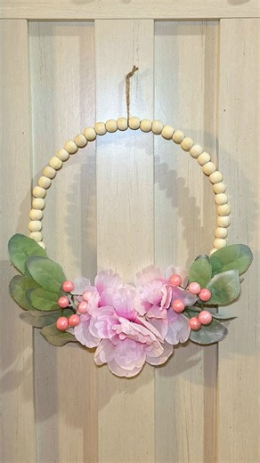 6.2K views · 40 reactions | Easy Spring Wreath Dollar Tree DIY #springdiy #dollartreediy | Crafty Beach | Facebook