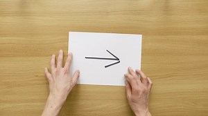 Changing Directions Concept - An Arrow gets turned around