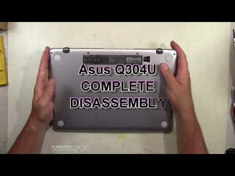 Asus Q304U How To Complete Take Apart Full Disassembly Nothing Left