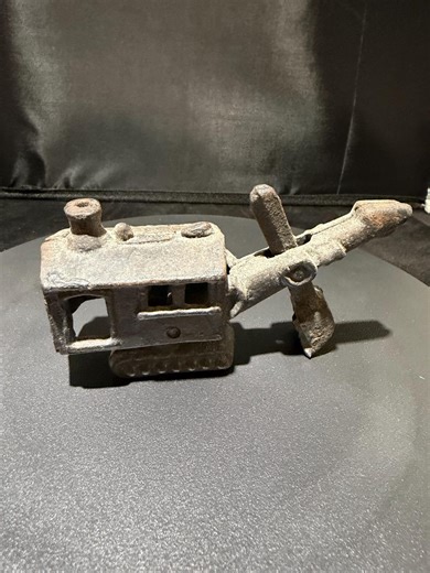 Vintage Hubley Cast Iron Steam Shovel Digger Miniature Toy 4" Figure - Etsy UK