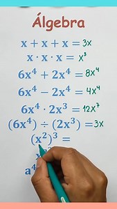 Aprendamos Matemáticas on Instagram: "🧠Aprendamos ÁLGEBRA ➕ ❤️ Sigamos a 👉 @megapack_matematicas 👨‍🏫 Únete a la comunidad más activa de Matemáticas 🧮 👇👇👇👇👇👇 ⭕️ @megapack_matematicas ⭕️ 🔥 @megapack_matematicas 🔥 ⭕️ @megapack_matematicas ⭕️ #mate #matematicas #tipsdematematicas #trucosmatematicos #trucomatemático🧠🧠 #matematicos #tipsmatemáticos #geometria #suma #resta #dividir #igual #operacionesmatematicas #parati"