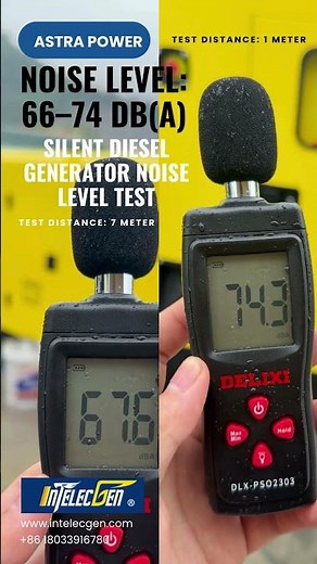 Silent Diesel Generator Noise Test | 66–74 dB(A) #dieselgenerator #powersource #welding
