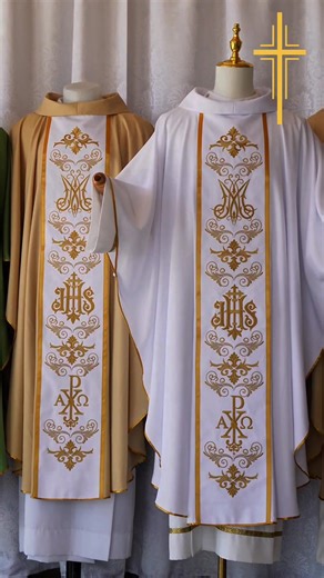 PREMIUM CHASUBLE DESIGNS ✨ CODE: AVC-0154 EMBROIDERED BACK-TO-BACK MADE-TO-ORDER THANK YOU FOR PURCHASING 🤍 FREE-SHIPPING NATIONWIDE 🚚 MESSAGE US TO ORDER 💌 #clergy #catholicfaith #marianchasuble #apostlesvestments #PriestVestments #romancatholic #Catholicchurch #PriestVestment #PriestChasuble | Apostle’s Vestments