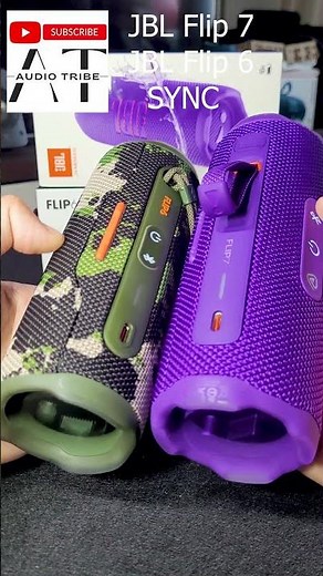JBL Flip 7 & JBL Flip 6 Simultaneous Play