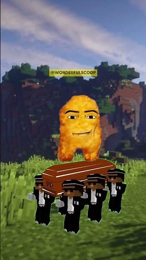 Dancing Nuggets with the Chickens #minecraft #minecraftshorts