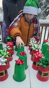 2.1M views · 24K reactions | Christmas Cup Roulette -- Family Christmas Game  Family and Kids play outside Christmas table game for special prize. Great game for family gatherings. This video was produced by Fast, Funny & Funfas, Network Media, and Benson Bros. (for entertainment purposes only) | Play Together Stay Together | Facebook