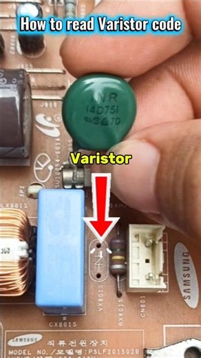 How to read Varistor code! #shorts #diy #automobile #electronic #technology #tv #repair #audio #led