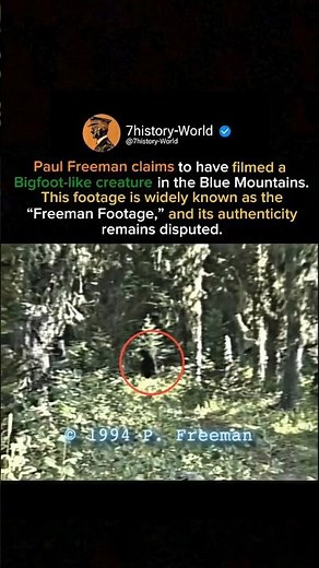 Paul Freeman's Bigfoot Video (1994) #history #americe