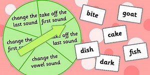 Phoneme Manipulation Spinner Game