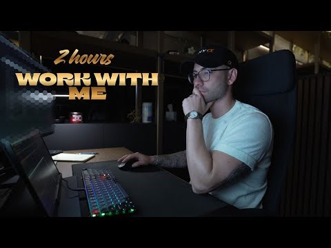2 HOURS NONSTOP WORK OR STUDY WITH ME