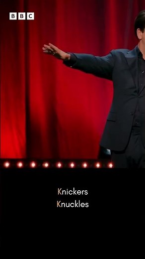 Knickers-Knuckles Happy Silent Letters day ‪@MichaelMcIntyre‬ ‪@BBC‬ #comedy #english