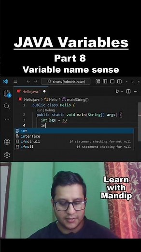 Java - Use Meaningful Variable Names! 💡