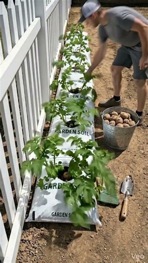 Stop Digging! 🛑 The Genius Hack for Growing Potatoes in Soil Bags 🥔