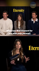 234K views · 2.3K reactions | "Eternity" stars Elizabeth Olsen, Callum Turner and Miles Teller share the sweet moments that made them fall in love with their people ❤️ | CinemaBlend | Facebook
