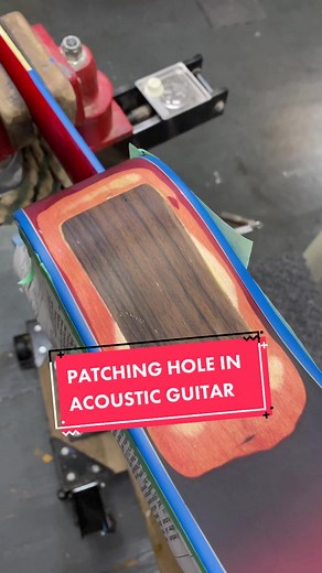 Patching a Hole in an Acoustic Guitar - Guitar Repair Tips