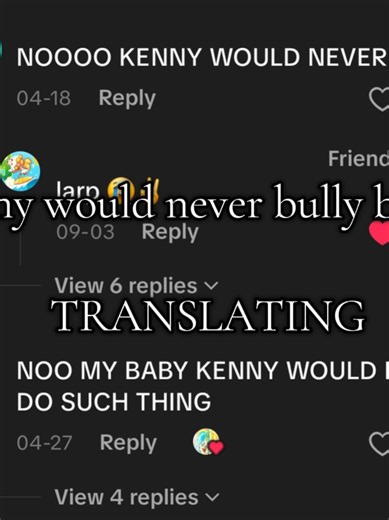 kenny threw a ninja star in butters eye once btw #larp #buttersstotch #kennymccormick #southpark #fyp