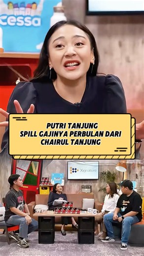 Putri Tanjung spills her salary from Chairul Tanjung‼️