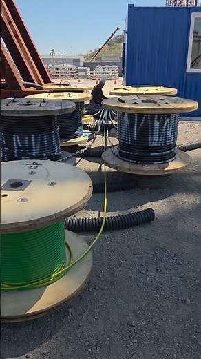 스틸공장 전력간선 기계포설 F-CV 300SQ/6LINE ■파워케이블공사■ 특고압 고압 전력케이블 지중화전문업체