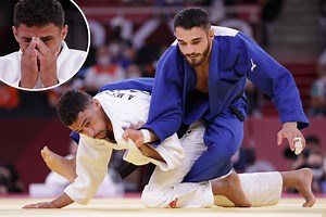 Reality TV star Ashley McKenzie in tears after first-round Olympics judo KO