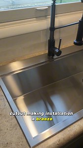 Kraus® Top Mount Sinks make it easy to quickly transform your kitchen. These sinks simply drop into an existing countertop coutout and work with every countertop material - including laminate! For a DIYer, there's no easier way to transform your kitchen 👏 Thank you for showing us your kitchen transformation, @alyssaturton! https://bit.ly/3VxyKMO | Kraus USA