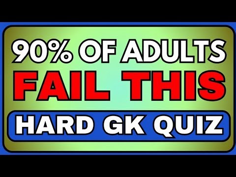 90% of Adults FAIL This Hard GK Quiz 🤯 | Only High IQ Minds Pass!